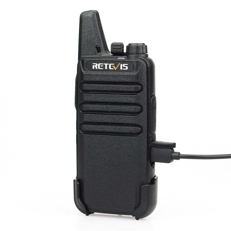 Lot de 2 talkies-walkies PMR446 super portables Retevis RT622