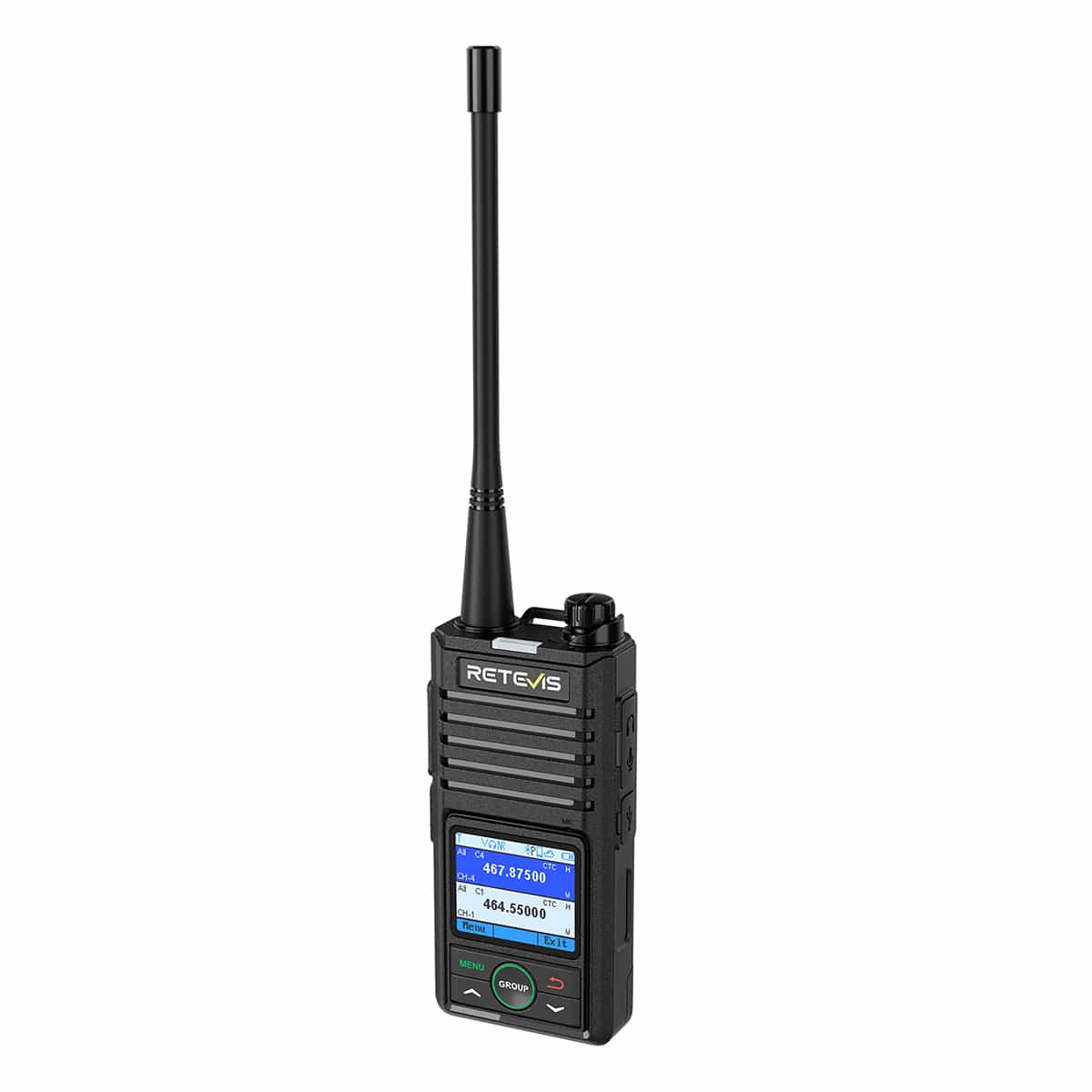 Retevis RB658 Talkie Walkie Bluetooth Contrôle APP, Réduction du bruit AI