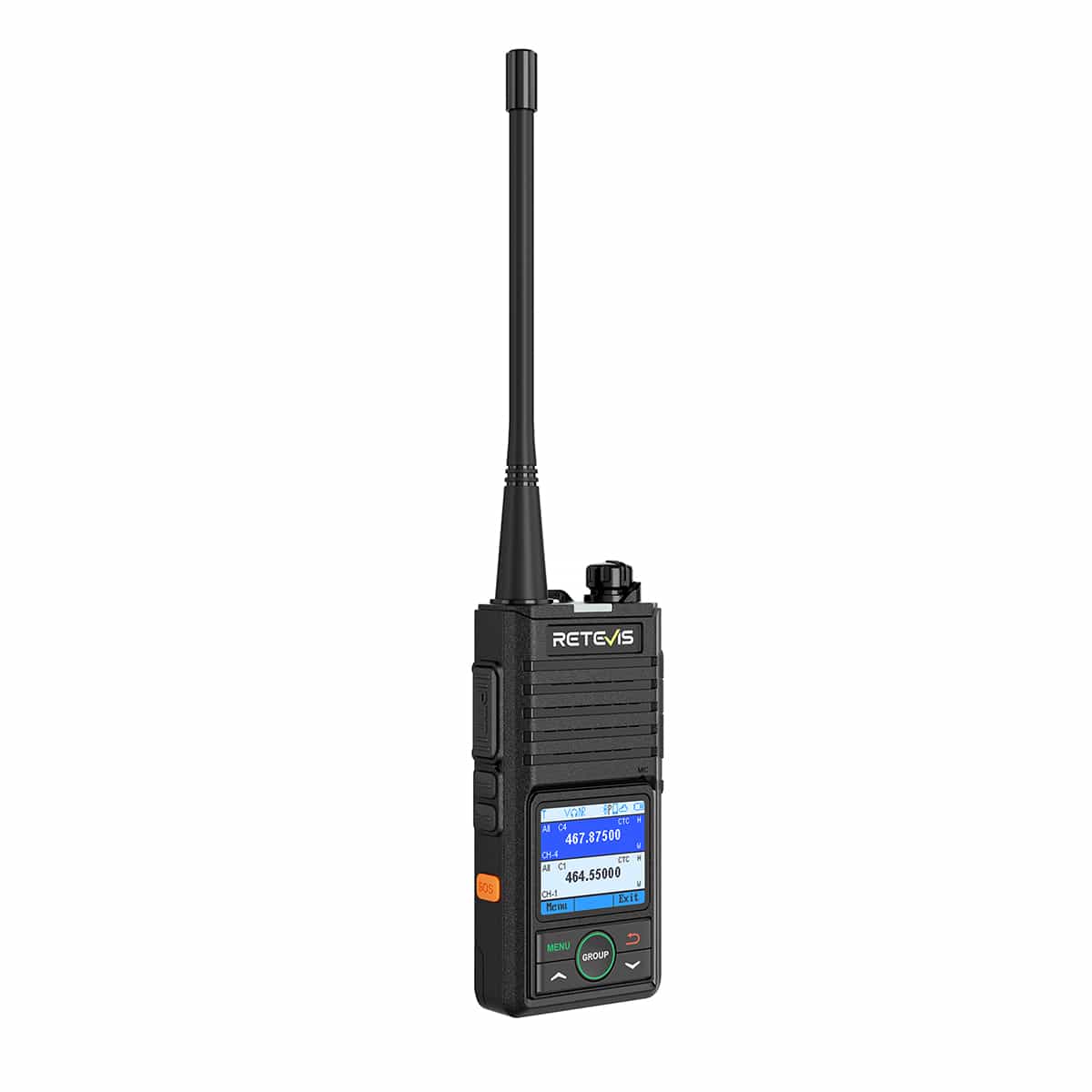 Retevis RB658 Talkie Walkie Bluetooth Contrôle APP, Réduction du bruit AI