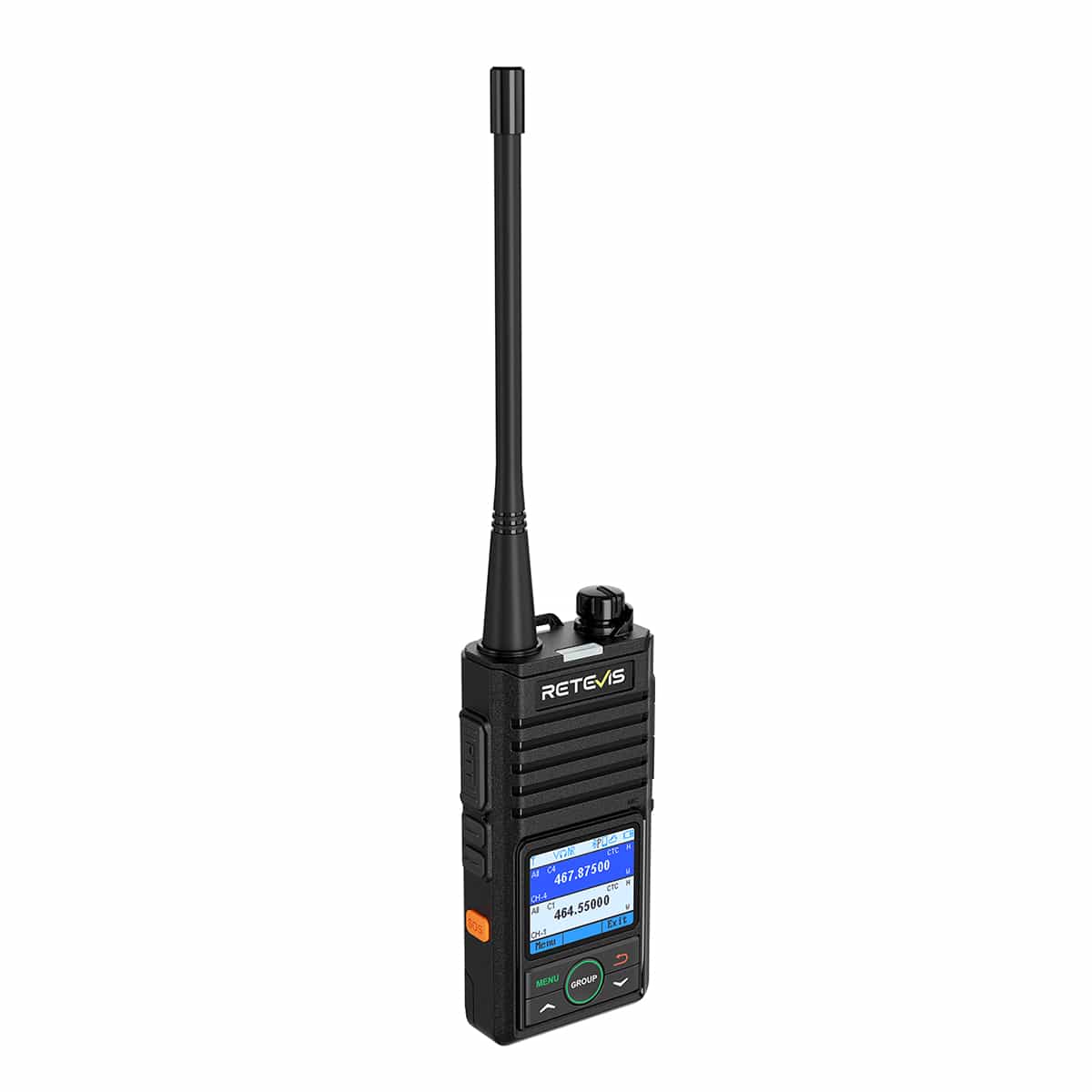 Retevis RB658 Talkie Walkie Bluetooth Contrôle APP, Réduction du bruit AI
