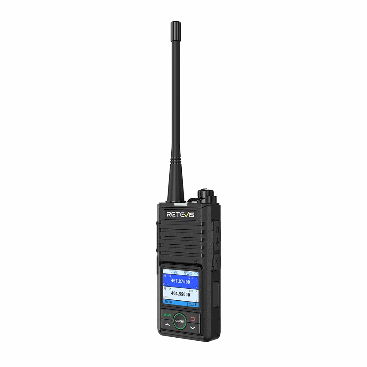 Retevis RB658 Talkie Walkie Bluetooth Contrôle APP, Réduction du bruit AI