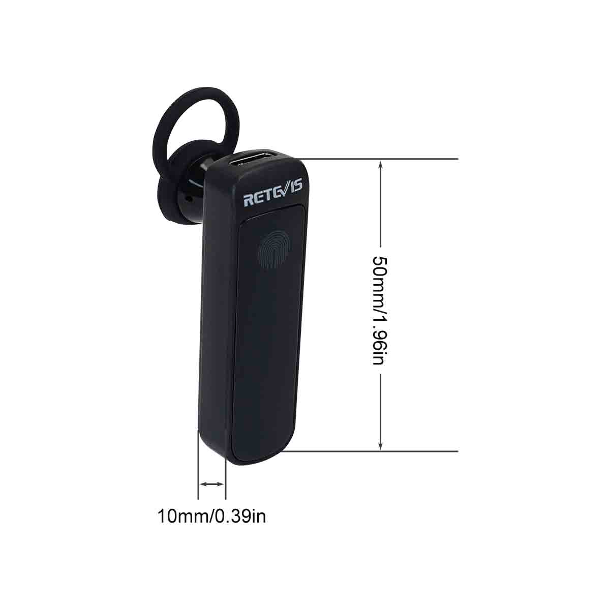 RB637 Talkie-walkie Bluetooth PMR446 intégré avec écouteur
