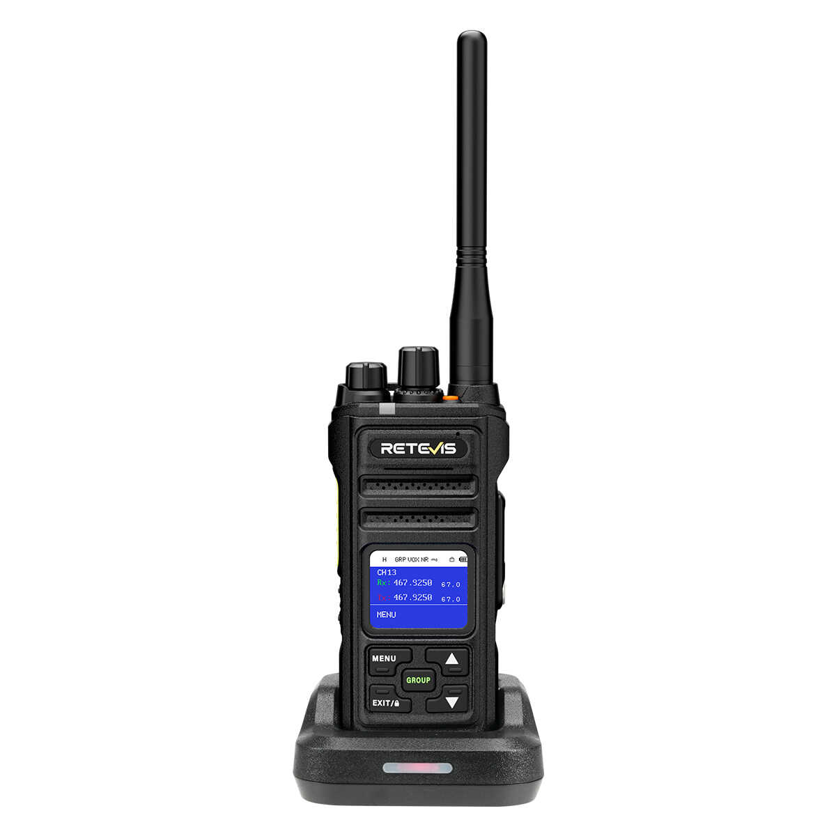 Retevis NR630S Talkie-walkie UHF haute puissance avec suppression du bruit et affichage