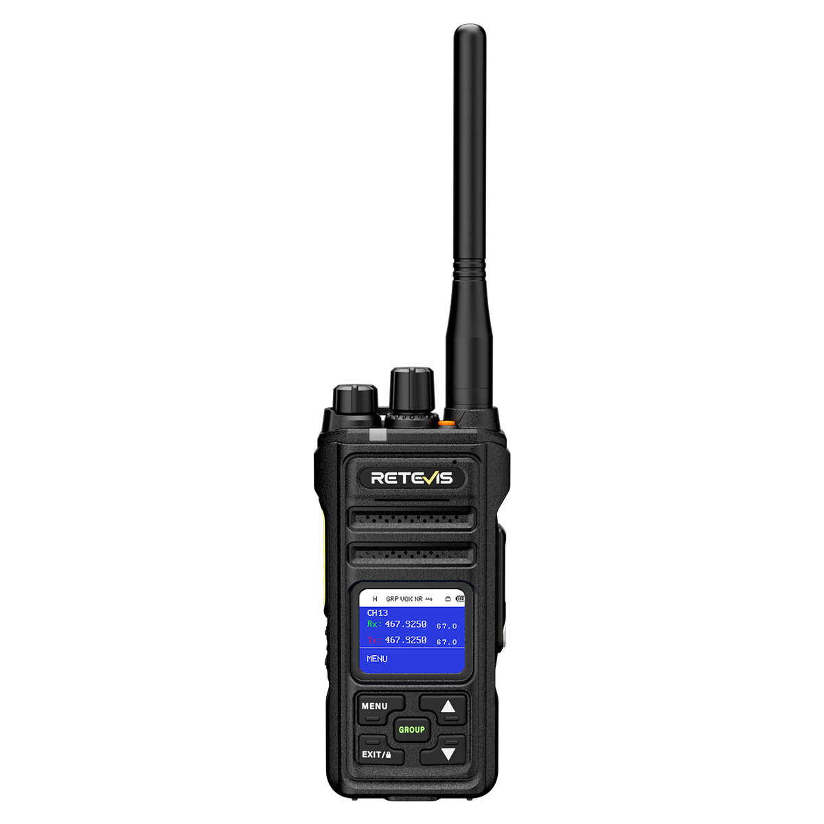 Retevis NR630S Talkie-walkie UHF haute puissance avec suppression du bruit et affichage